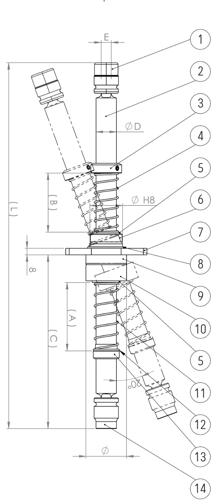 Etikettendruckspender